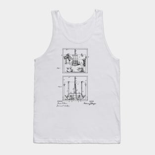 Veterinary Operating Table Vintage Patent Hand Drawing Tank Top